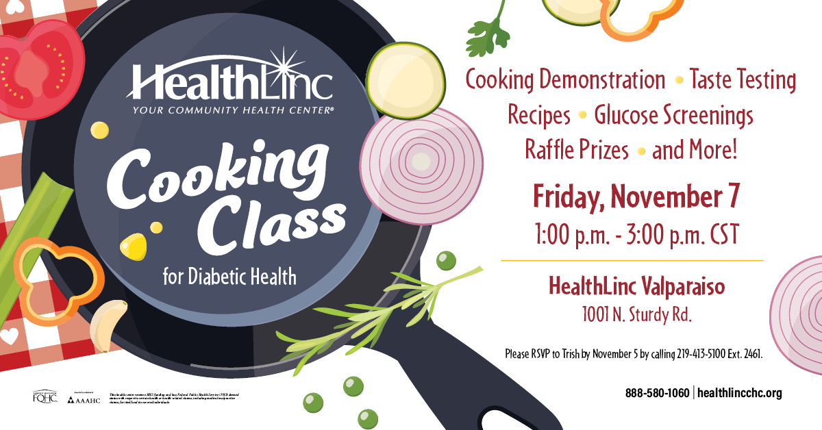 Cooking Class Diabetic Health2025 Facebook Banner-VALPO_ENG