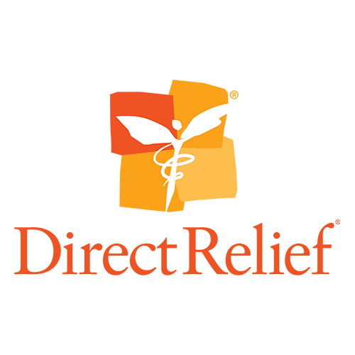 The logo for Direct Relief