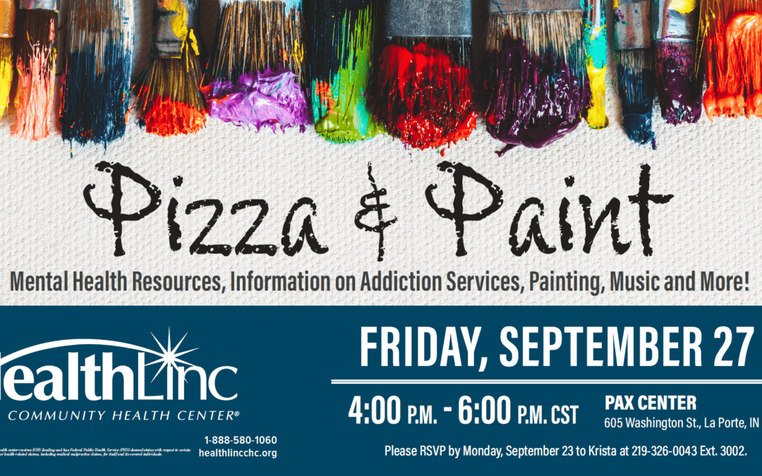 Pizza & Paint Party – HealthLinc La Porte @ Pax Center