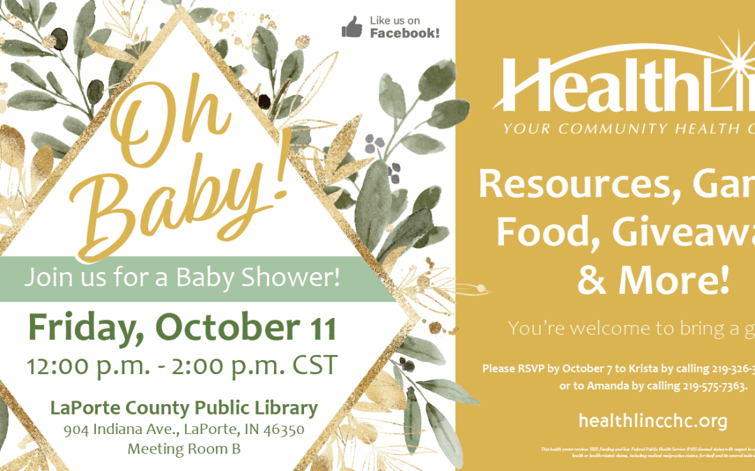 Community Baby Shower at LaPorte County Public Library