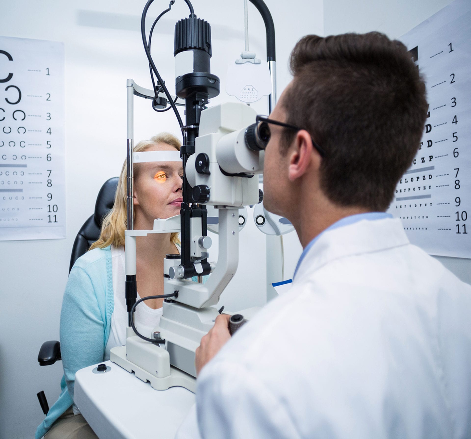 Comprehensive eye exams